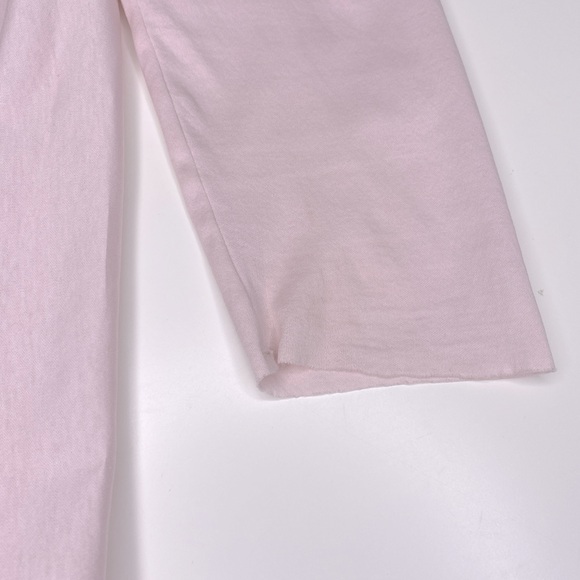 COS Asymmetrical Top S Blush Pink Tunic Blouse Shirt Minimalist Relaxed V-Neck - Picture 13 of 16